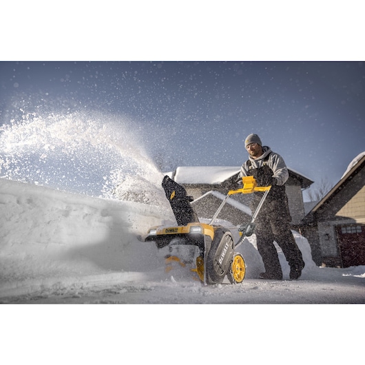 DEWALT 60V MAX* 21 in. Single Stage Snow Blower (Tool Only)