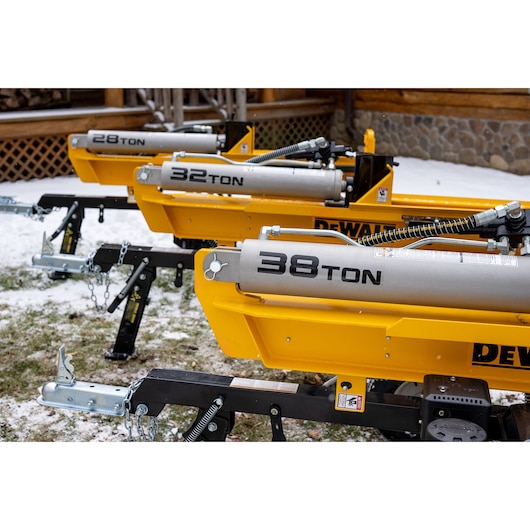 DEWALT 38 Ton 429cc Horizontal/Vertical Full Beam Hydraulic Log Splittter