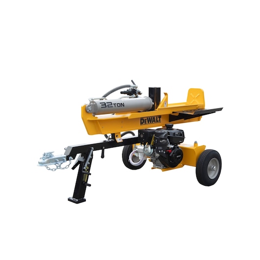 DEWALT 32 Ton 227cc Horizontal/Vertical Full Beam Hydraulic Log Splitter