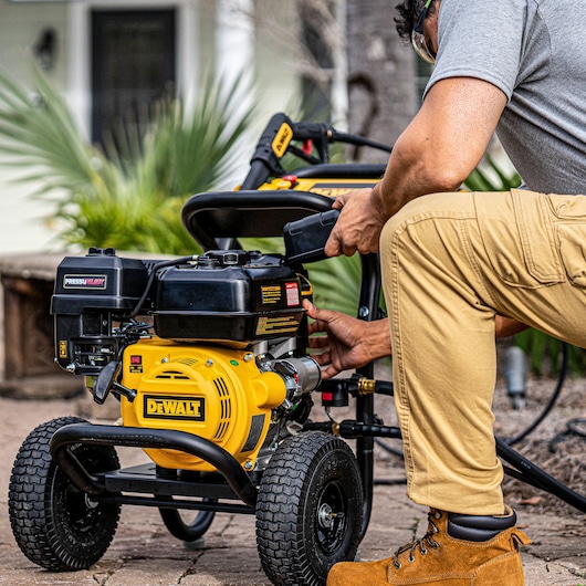 DEWALT 3400 PSI 2.5 GPM Gas Pressure Washer with PressuReady® (Tool Only)