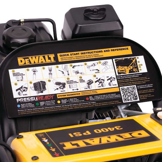 DEWALT 3400 PSI 2.5 GPM Gas Pressure Washer with PressuReady® (Tool Only)