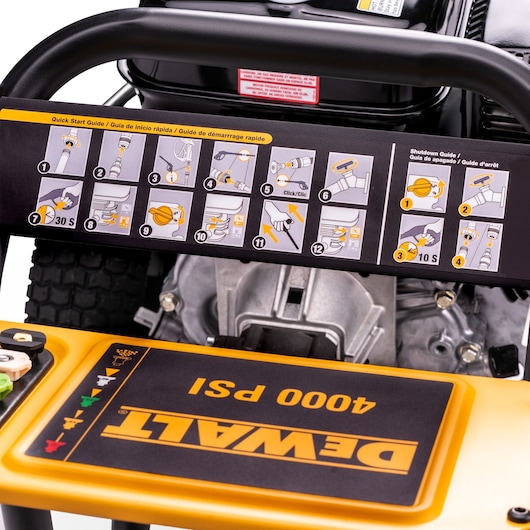 DEWALT 4000 PSI 3.5 GPM Gas Pressure Washer with Honda® Engine and Triplex Pump