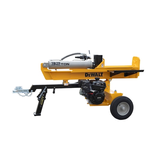 DEWALT 32 Ton 227cc Horizontal/Vertical Full Beam Hydraulic Log Splitter