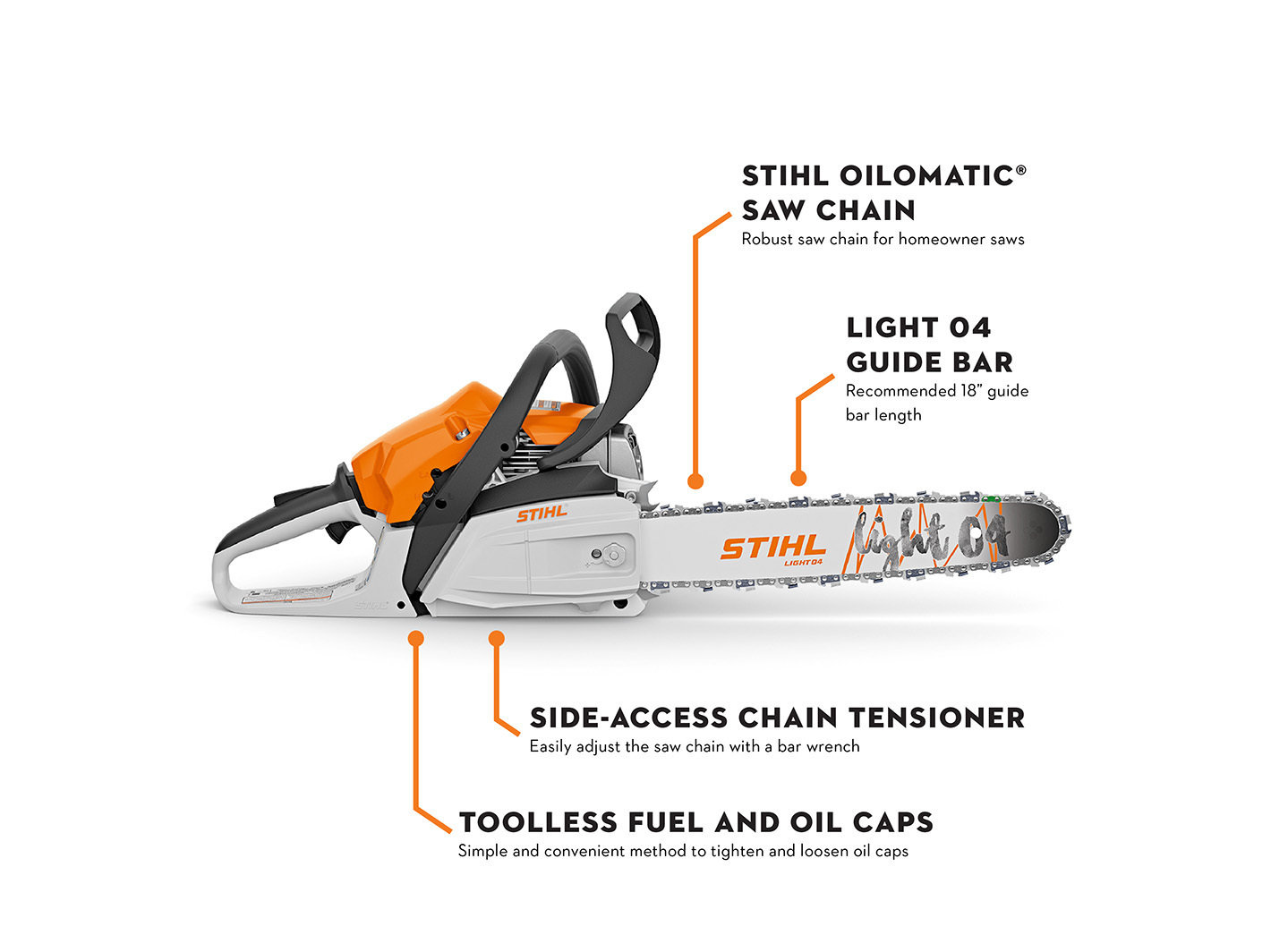 STIHL MS 182 Gasoline Chainsaw