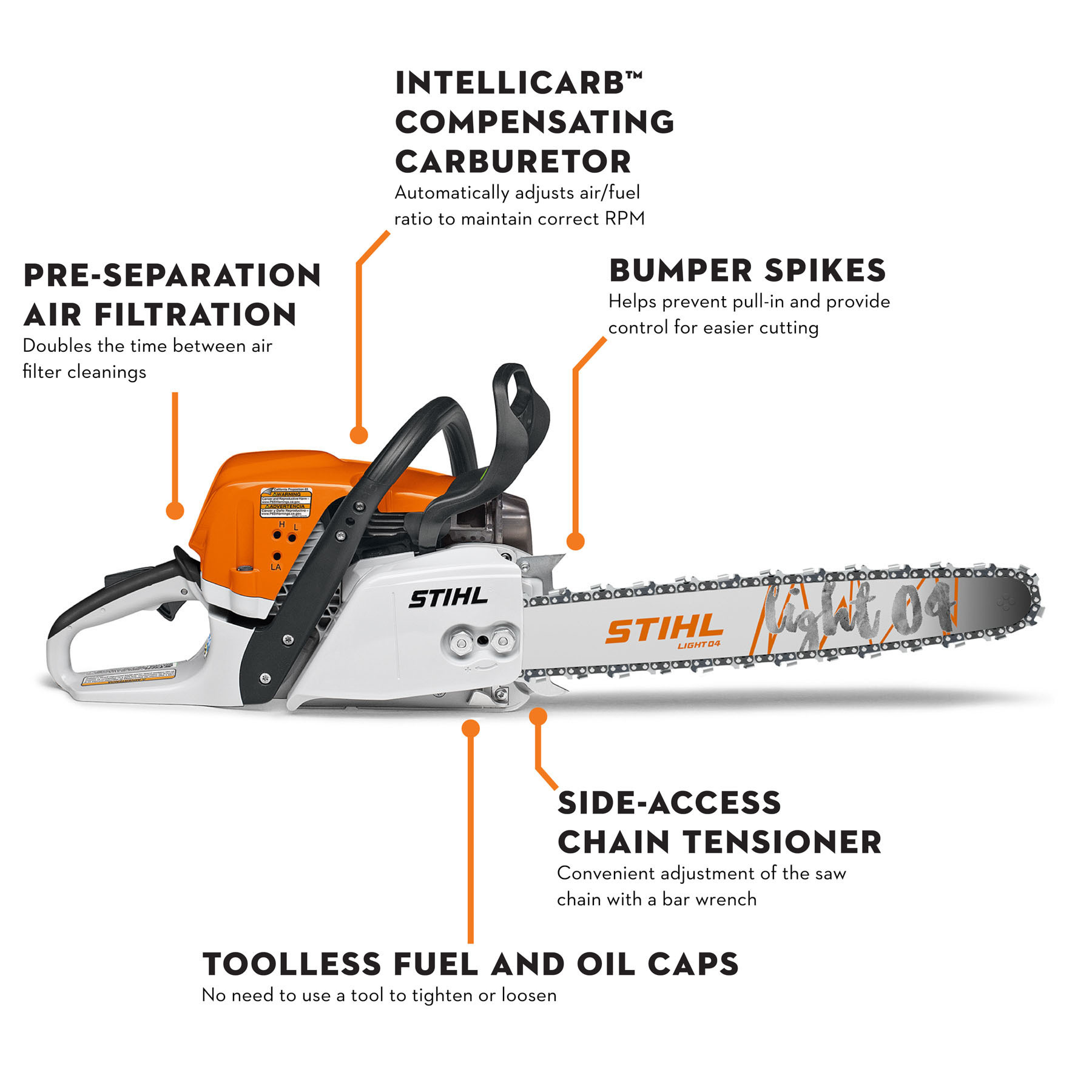 STIHL MS 391 Gasoline Chainsaw
