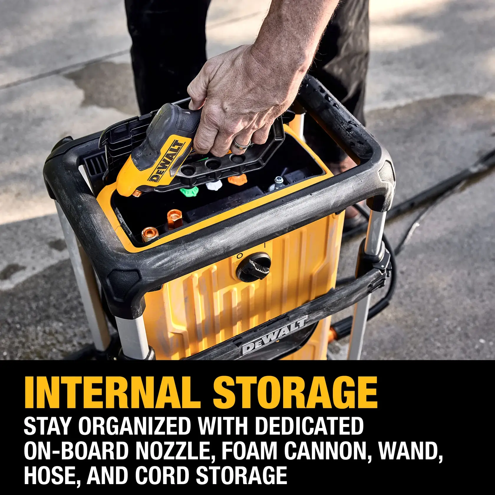 DEWALT® 3000 MAX PSI* 1.1 GPM** Brushless Electric Jobsite Pressure Washer