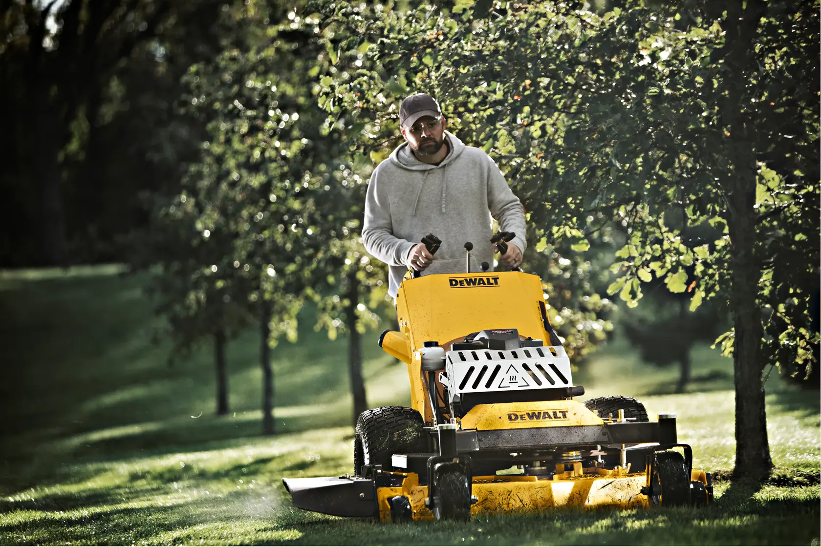 DEWALT® HW48 48 in Kawasaki Gas Hydrostatic Commercial Hydro-Walk Mower (15 HP)